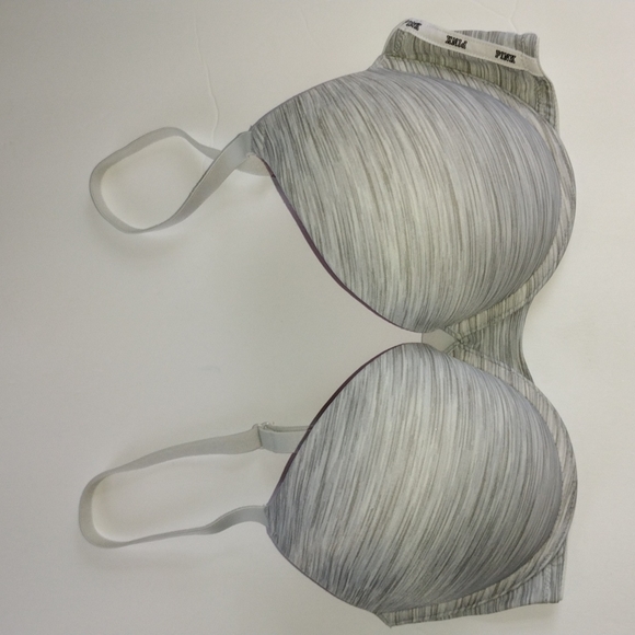 Victoria's Secret PINK Wear Everywhere T-shirt Pushup Bra 34D EUC - Picture 5 of 10